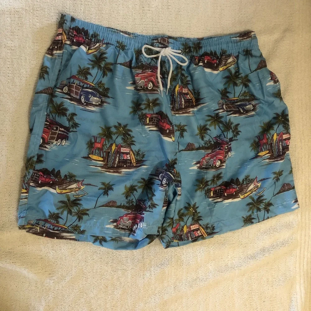 Island Mens Swim Trunks - Picture 1 of 9